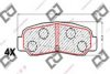 DJ PARTS BP1780 Brake Pad Set, disc brake